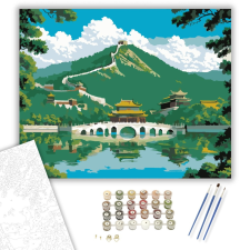 Számfestő.hu Beijing Nyári Palota Harmóniája - számfestő készlet – 40×50 cm (Keretre feszítve) kreatív és készségfejlesztő