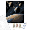Számfestő.hu Bolygók Különleges Sora - számfestő készlet – 40×50 cm (Keretre feszítve)
