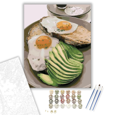 Számfestő.hu Bon appetit - számfestő készlet – 40×50 cm (Keretre feszítve) kreatív és készségfejlesztő