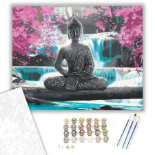 Számfestő.hu Buddha Zen - számfestő készlet – 80×100 cm (Keret nélkül) kreatív és készségfejlesztő