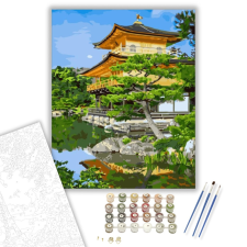 Számfestő.hu Buddhista templom - számfestő készlet – 40×50 cm (Keretre feszítve) kreatív és készségfejlesztő
