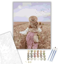 Számfestő.hu Búzásban - számfestő készlet – 60×70 cm (Keretre feszítve) kreatív és készségfejlesztő