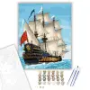 Számfestő.hu Csatahajó - számfestő készlet – 60×70 cm (Keretre feszítve)