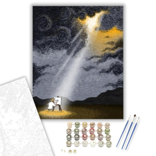 Számfestő.hu Cseppnyi napsugár - számfestő készlet – 40×50 cm (Keretre feszítve) kreatív és készségfejlesztő