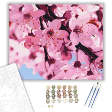 Számfestő.hu Cseresznyevirág - számfestő készlet – 40×50 cm (Keretre feszítve) kreatív és készségfejlesztő