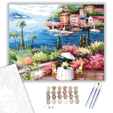 Számfestő.hu Csodálatos kilátás - számfestő készlet – 40×50 cm (Keretre feszítve) kreatív és készségfejlesztő