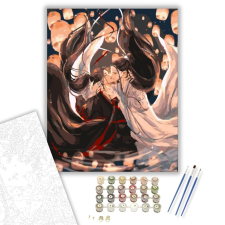 Számfestő.hu Csók - számfestő készlet – 40×50 cm (Keretre feszítve) kreatív és készségfejlesztő