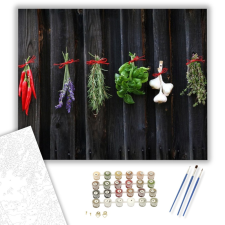 Számfestő.hu Csokorba kötve - számfestő készlet – 40×50 cm (Keretre feszítve) kreatív és készségfejlesztő