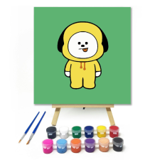 Számfestő.hu Csúfolódás - gyerek számfestő készlet – 20×20 cm (Keretre feszítve) kreatív és készségfejlesztő