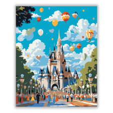 Számfestő.hu Disney World Vidám Nap - számfestő készlet kreatív és készségfejlesztő