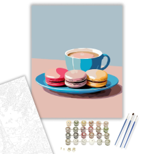 Számfestő.hu Édes Kávé Pillanatok - számfestő készlet kreatív és készségfejlesztő