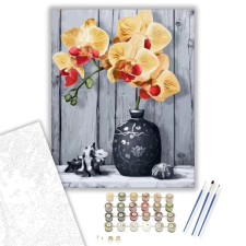 Számfestő.hu Egy szál orchidea - számfestő készlet – 50×60 cm (Keretre feszítve) kreatív és készségfejlesztő