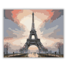 Számfestő.hu Eiffel-torony Ködfátyolban - számfestő készlet kreatív és készségfejlesztő