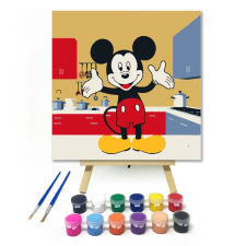 Számfestő.hu Főzzünk! - gyerek számfestő készlet – 50×50 cm (Keret nélkül) kreatív és készségfejlesztő