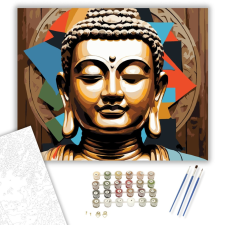 Számfestő.hu Graffiti Buddha - számfestő készlet – 40×50 cm (Keretre feszítve) kreatív és készségfejlesztő