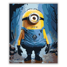 Számfestő.hu Halloweeni Minion - számfestő készlet kreatív és készségfejlesztő