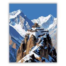 Számfestő.hu Himalájai Kolostor Ladakhban - számfestő készlet kreatív és készségfejlesztő