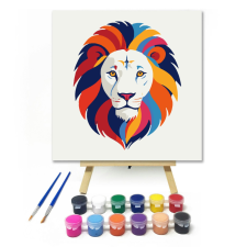 Számfestő.hu Holdfényes kecske - gyerek számfestő készlet – 20×20 cm (Keretre feszítve) kreatív és készségfejlesztő