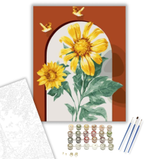 Számfestő.hu Hulló virágszirom - számfestő készlet – 40×50 cm (Keretre feszítve) kreatív és készségfejlesztő