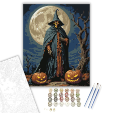 Számfestő.hu Kaszás éjféli őrsége - számfestő készlet – 40×50 cm (Keretre feszítve) kreatív és készségfejlesztő