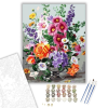 Számfestő.hu Kerti virágok - számfestő készlet – 80×100 cm (Keret nélkül)