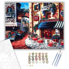 Számfestő.hu Kicsi Itália - számfestő készlet – 40×50 cm (Keretre feszítve) kreatív és készségfejlesztő