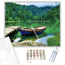 Számfestő.hu Kikötő - számfestő készlet – 40×50 cm (Keretre feszítve) kreatív és készségfejlesztő