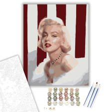 Számfestő.hu Marilyn Monroe - számfestő készlet – 40×50 cm (Keretre feszítve) kreatív és készségfejlesztő