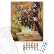 Számfestő.hu Mezei virágok - számfestő készlet – 40×50 cm (Keretre feszítve) kreatív és készségfejlesztő