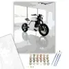Számfestő.hu Minimalista Elektromos Motor a Jövő Showroomjában - számfestő készlet – 60×70 cm (Keretre feszítve)