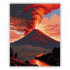 Számfestő.hu Napkelte egy Kitörő Vulkán Fölött - számfestő készlet