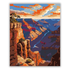 Számfestő.hu Naplemente a Grand Canyon Felett - számfestő készlet kreatív és készségfejlesztő