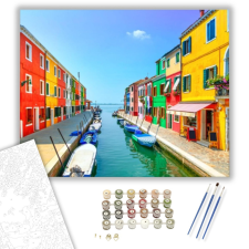 Számfestő.hu Napsütötte Velence - számfestő készlet – 40×50 cm (Keretre feszítve) kreatív és készségfejlesztő