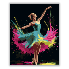Számfestő.hu Neon Balerina Mozdulat - számfestő készlet kreatív és készségfejlesztő