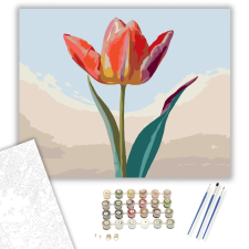 Számfestő.hu Neon Tulipán - számfestő készlet – 40×50 cm (Keretre feszítve) kreatív és készségfejlesztő