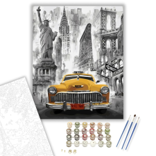 Számfestő.hu New York - számfestő készlet – 40×50 cm (Keretre feszítve) kreatív és készségfejlesztő
