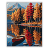 Számfestő.hu Őszi Fák és Hegyi Tó - számfestő készlet