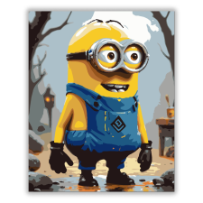 Számfestő.hu Őszi Kacagó Minion - számfestő készlet kreatív és készségfejlesztő