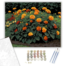 Számfestő.hu Őszirózsák Tüze - számfestő készlet – 80×100 cm (Keretre feszítve) kreatív és készségfejlesztő