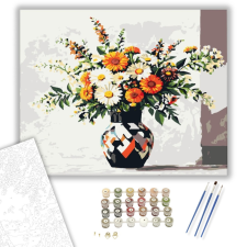 Számfestő.hu Pasztell virágzás - számfestő készlet – 40×50 cm (Keretre feszítve) kreatív és készségfejlesztő