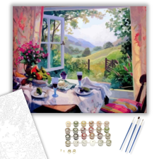 Számfestő.hu Pazar táj - számfestő készlet – 40×50 cm (Keretre feszítve) kreatív és készségfejlesztő