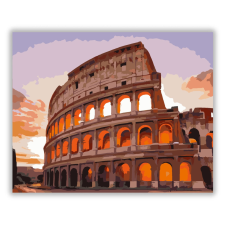 Számfestő.hu Római Colosseum Naplementében - számfestő készlet kreatív és készségfejlesztő