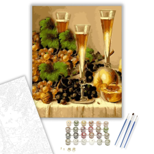 Számfestő.hu Sommelier - számfestő készlet – 40×50 cm (Keretre feszítve) kreatív és készségfejlesztő