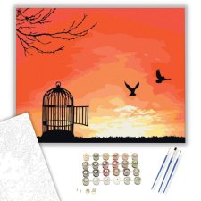 Számfestő.hu Szabadság - számfestő készlet – 40×50 cm (Keretre feszítve) kreatív és készségfejlesztő