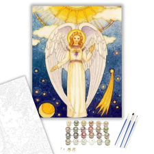 Számfestő.hu Szárnyas angyal - számfestő készlet – 50×60 cm (Keretre feszítve) kreatív és készségfejlesztő