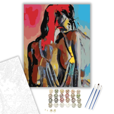 Számfestő.hu Szenvedélyes - számfestő készlet – 40×50 cm (Keretre feszítve) kreatív és készségfejlesztő