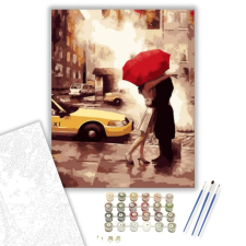 Számfestő.hu Szerelem New Yorkban - számfestő készlet – 80×100 cm (Keret nélkül) kreatív és készségfejlesztő