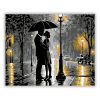 Számfestő.hu Szerelmespár Esőben Esernyő Alatt - számfestő készlet