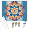 Számfestő.hu Színátmenetes Mandala Petal Formákkal - számfestő készlet – 80×100 cm (Keretre feszítve)