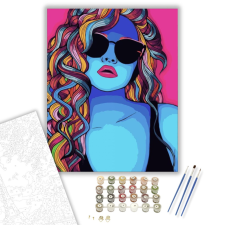 Számfestő.hu Színesen - számfestő készlet – 40×50 cm (Keretre feszítve) kreatív és készségfejlesztő